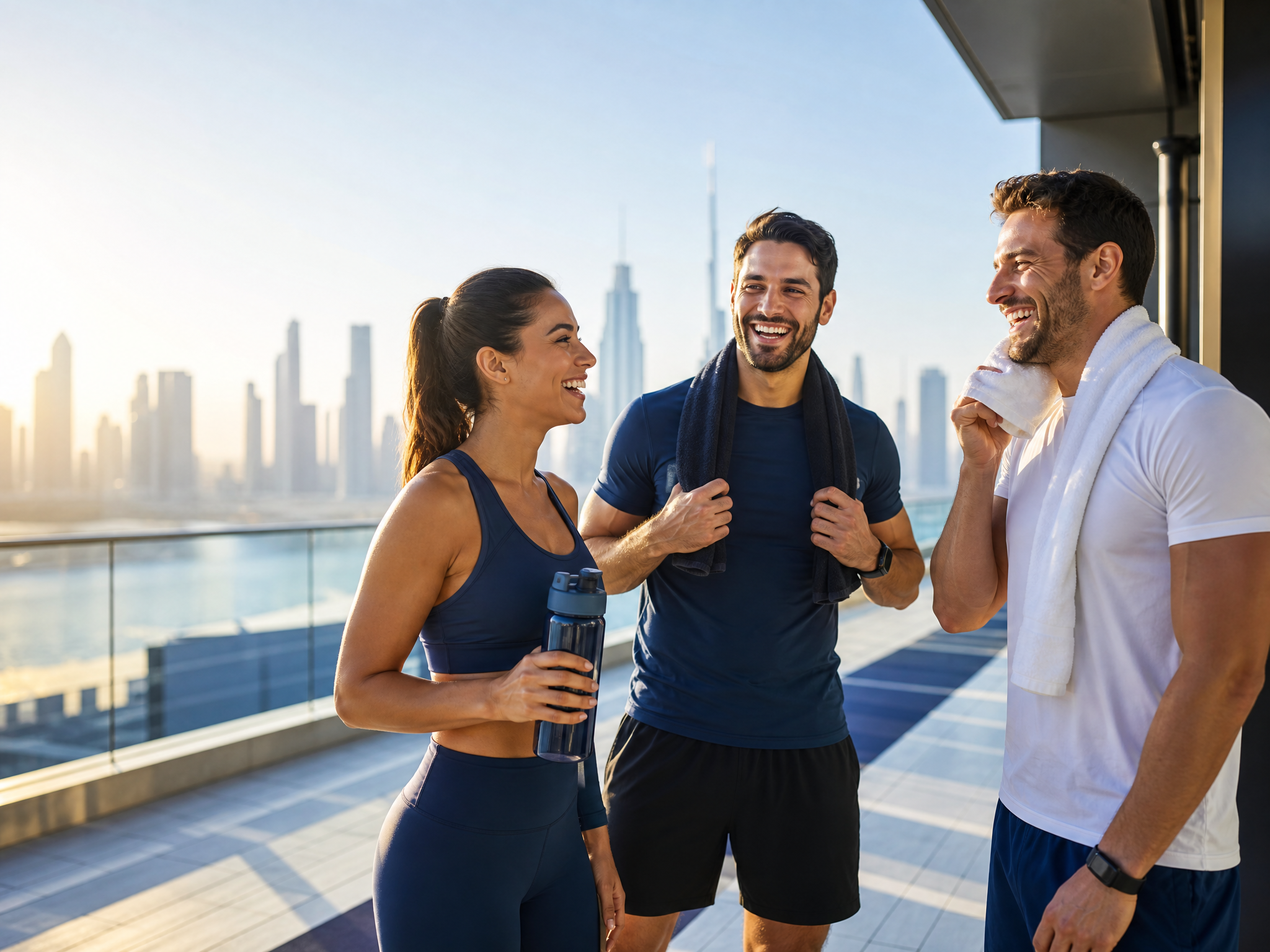 Active, healthy researchers in Dubai